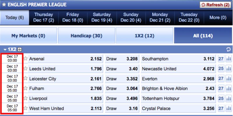 Sbobet 12Bet - Sân Chơi Thể Thao Đẳng Cấp Số 1 Việt Nam - Ảnh 2