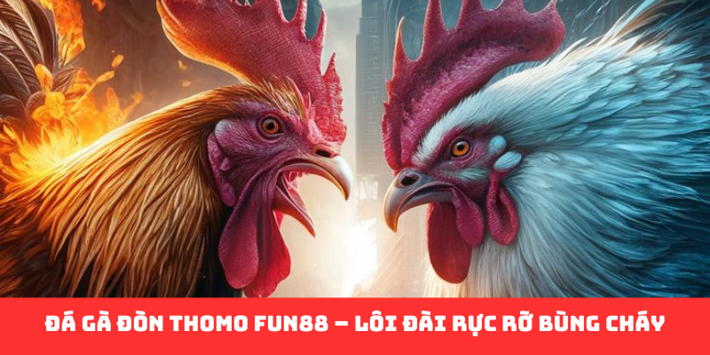Đá Gà Đòn Thomo Fun88 - Đấu Trường Thắp Sáng Đam Mê Cá Cược - Ảnh 1