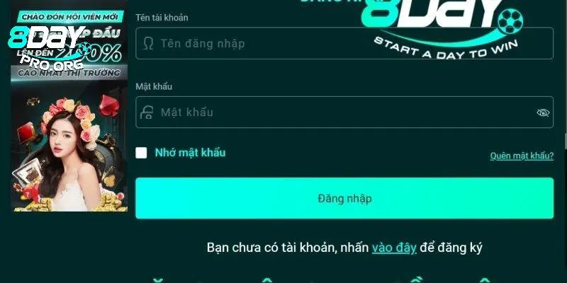 Đăng Nhập 8Day – Chìa Khóa Mở Ra Thế Giới Cá Cược Đỉnh Cao Ngay Trong Tầm Tay - Ảnh 2