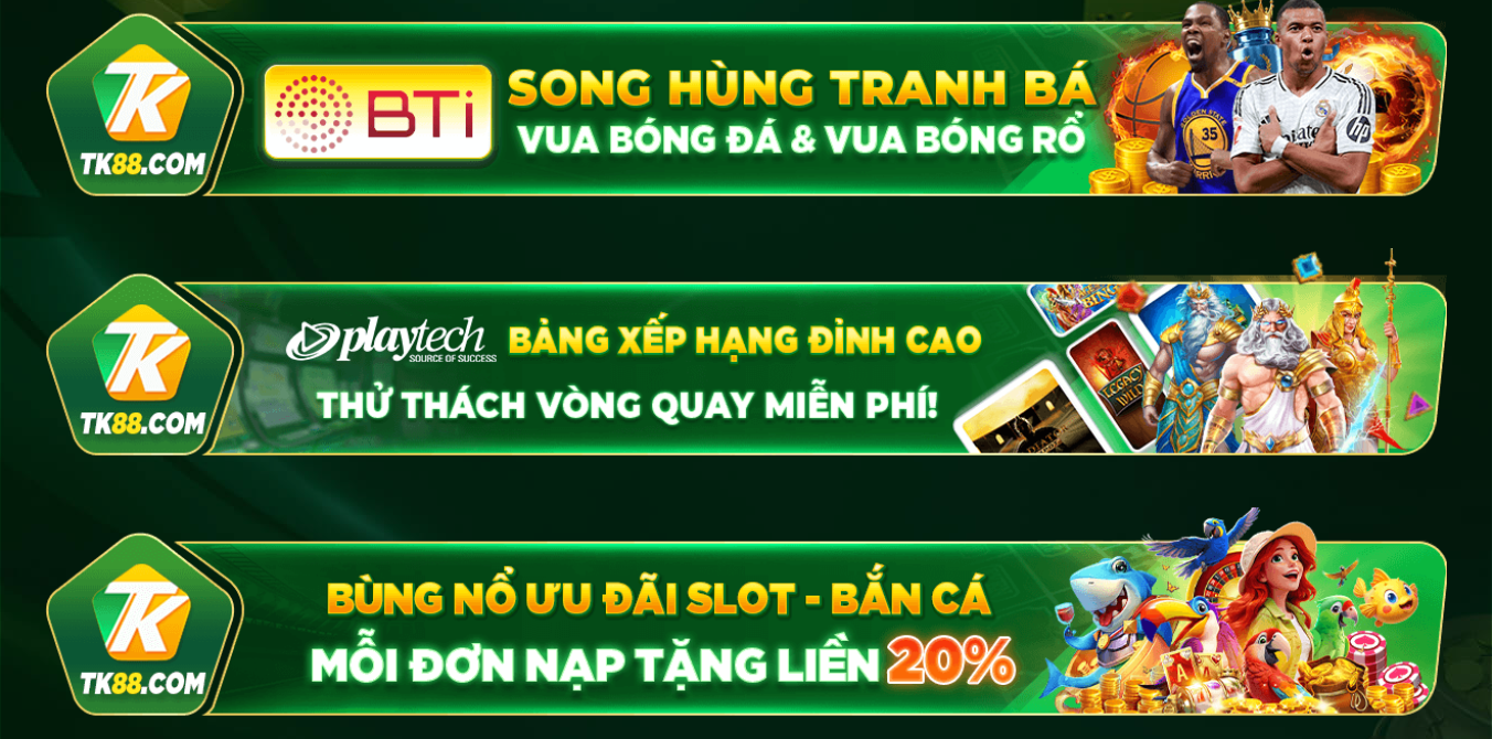 Khuyến Mãi TK88: Chinh Phục Người Chơi Bằng Những Ưu Đãi Hấp Dẫn Và Đa Dạng - Ảnh 3