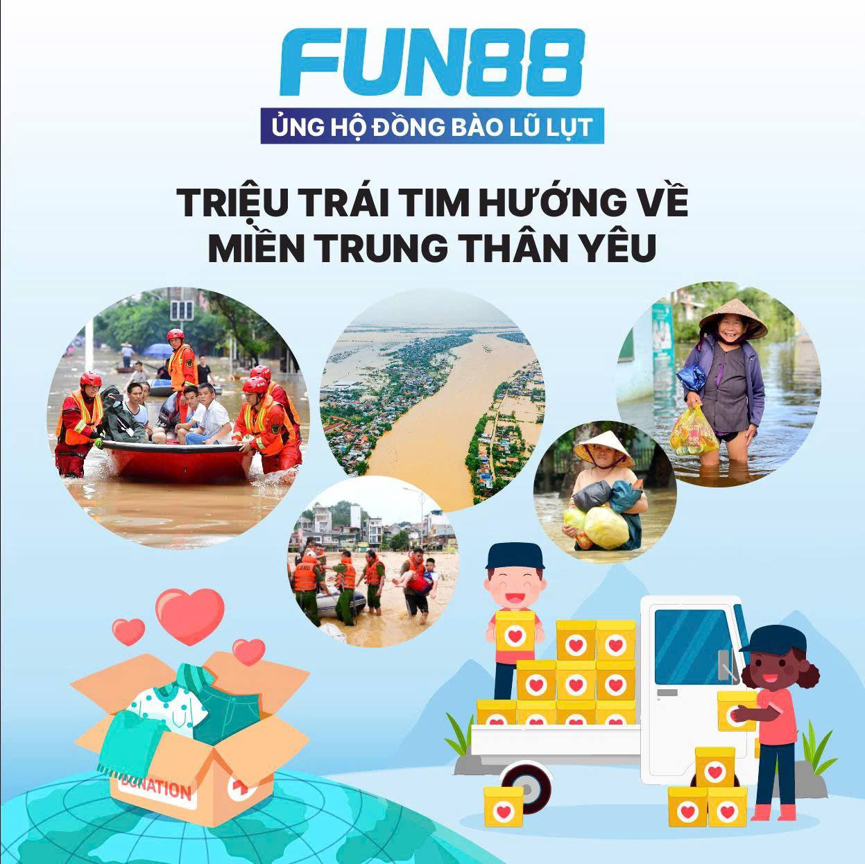 Khi doanh nghiệp đồng hành cùng cộng đồng: Câu chuyện Fun88 ủng hộ miền Trung lũ lụt - Ảnh 3