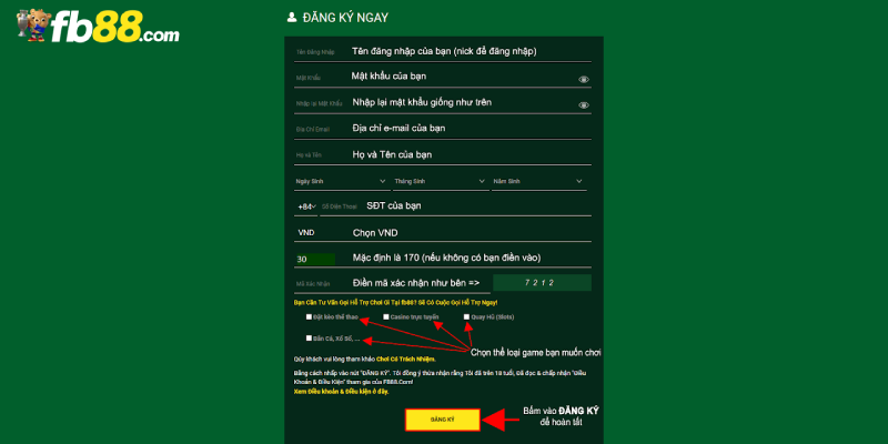 Đăng k&yacute; fb88 &ndash; bước khởi đầu gọn g&agrave;ng cho người chơi th&iacute;ch sự chủ động - Ảnh 1