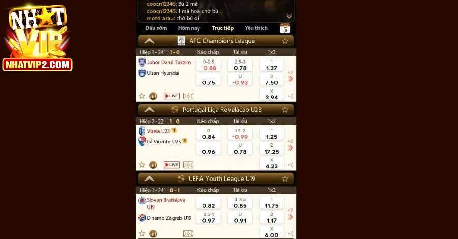 Nhatvip - Cổng game đặt cược thể thao online không giới hạn
