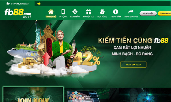 Đăng ký đại lý FB88 - Nhận hoa hồng khủng 48% - Ảnh 1