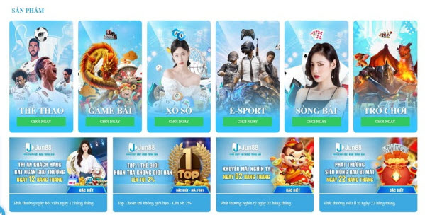 Jun88 - Thiên Đường Game Cá Cược Giải Trí Châu Á 2023 - Ảnh 2