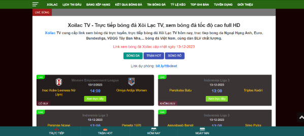 Xoilac TV - Xem trực tiếp bóng đá tốc độ cao, không giật lag - Ảnh 1