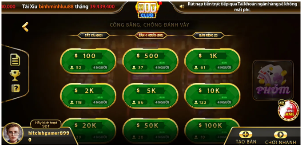 Bí kíp chơi Phỏm Hitclub siêu hay không phải ai cũng biết - Ảnh 2