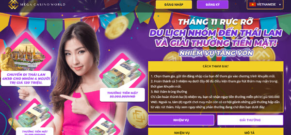 Mega Casino Vietnam - Sòng Bạc Trực Tuyến Đột Phá Với Ưu Đãi Khủng - Ảnh 2