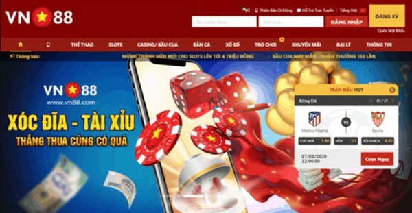 Xóc đĩa VN88 - địa chỉ đặt cược uy tín hàng đầu - Ảnh 1