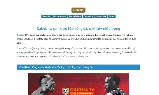 Cakhia TV – Trải nghiệm bóng đá trực tiếp full HD miễn phí - Ảnh 3