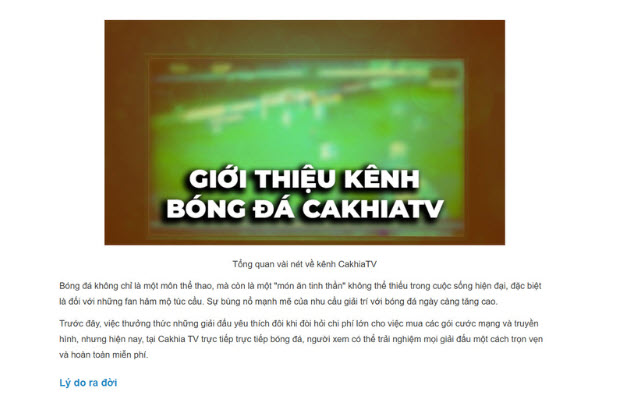 Cakhiatv - Trang xem bóng đá chính thống và lành mạnh cho người hâm mộ - Ảnh 2