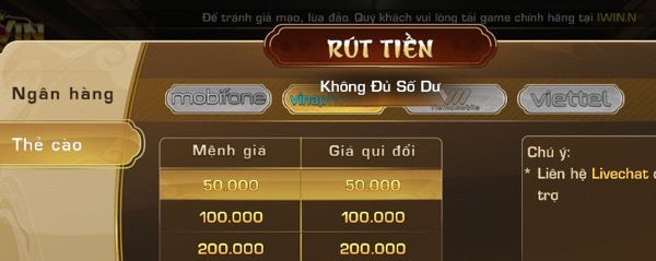 Rút tiền thắng từ Iwin bằng thẻ cào 2024 - Ảnh 2