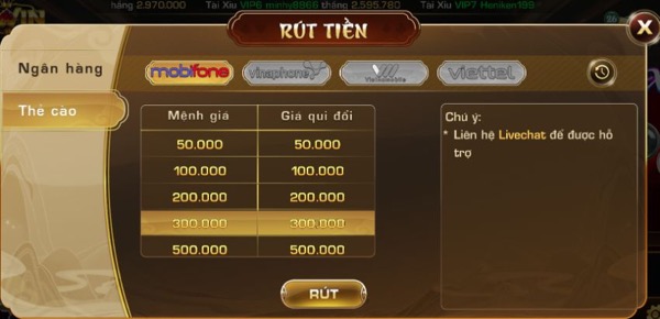 Rút tiền thắng từ Iwin bằng thẻ cào 2024 - Ảnh 4