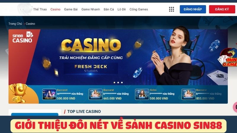 Casino Sin88 - Sân Chơi Hấp Dẫn Cho Mọi Cược Thủ - Ảnh 1