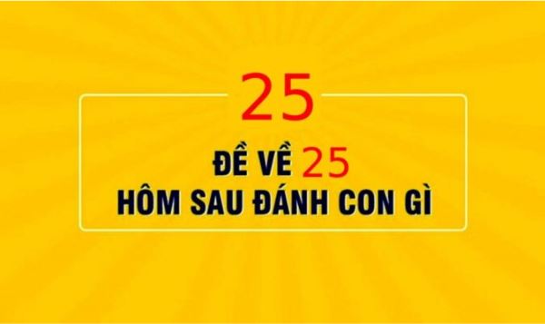 Đề về 25 hôm sau đánh con gì? - Ảnh 2