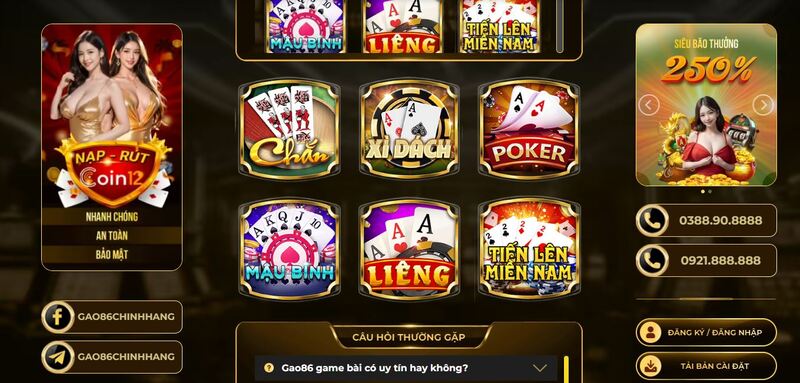 Gao86 - Cổng game cá cược thưởng lớn, kho game đặc sắc - Ảnh 3