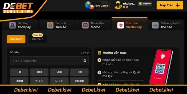 Nạp Tiền DEBET Khám Phá Quy Trình Và Những Lưu Ý Quan Trọng - Ảnh 2