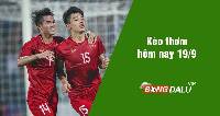 Kèo thơm hôm nay 19/9/2023