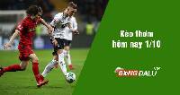 Kèo thơm hôm nay 1/10/2023