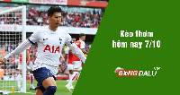 Kèo thơm hôm nay 7/10/2023